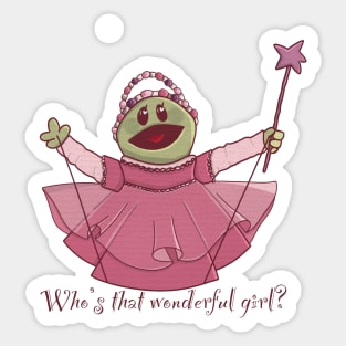 nanalan who's that wonderful girl Sticker